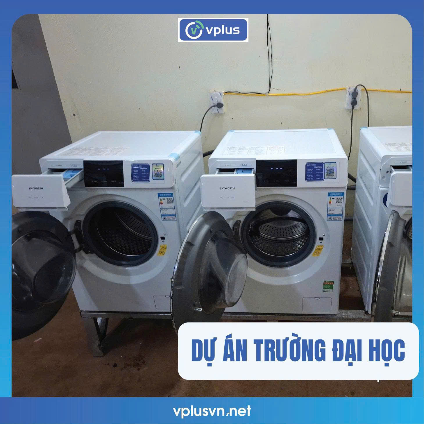 máy giặt sấy thông minh Vplus